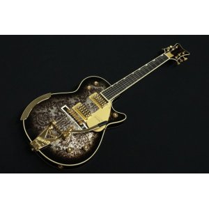 画像2: Gretsch　G6134TG Limited Edition Paisley Penguin with String-Thru Bigsby [Black Paisley Silver Sparkle]