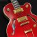 画像4: Epiphone　UpTown Kat ES [Ruby Red Metallic]