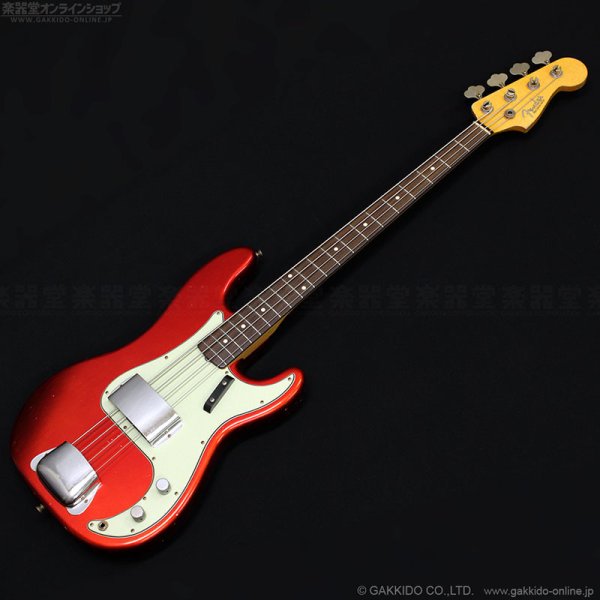 画像1: Fender Custom Shop　Masterbuilt 1962 Precision Bass Journeyman Relic RW by Dennis Galuszka [Candy Apple Red] [半期決算セール特価] (1)