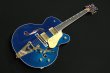 画像2: Gretsch　G6136TG Limited Edition Falcon with String-Thru Bigsby [Azure Metallic] (2)