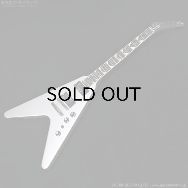 画像1: Gibson　Dave Mustaine Flying V EXP [Metallic Silver] (1)