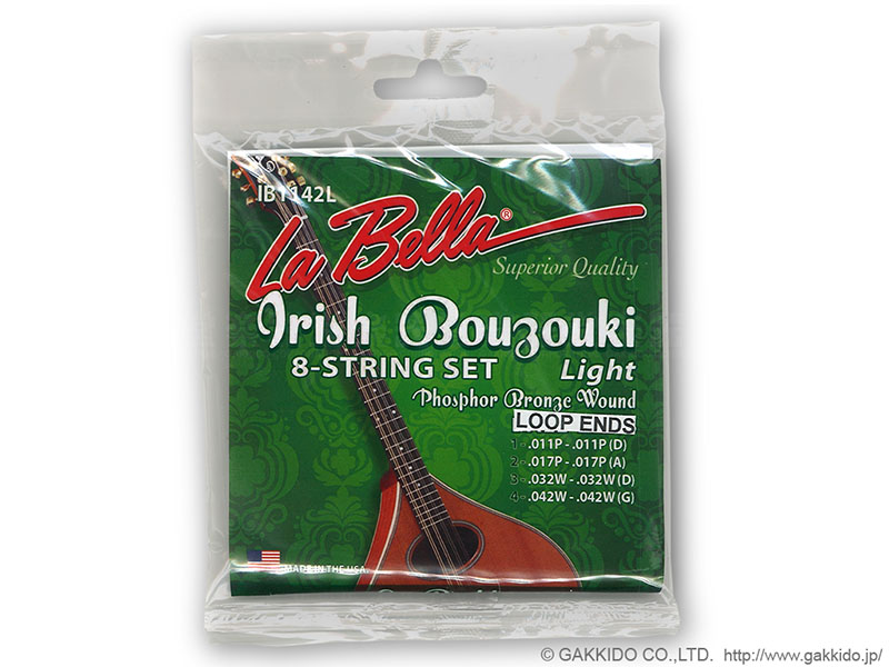 La Bella Irish Bouzouki Strings Phosphor Bronze 楽器堂オンラインショップ