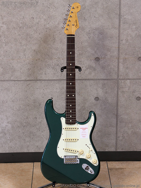 Fender Made In Japan Hybrid 60s Stratocaster Sherwood Green Metallic 楽器堂オンラインショップ