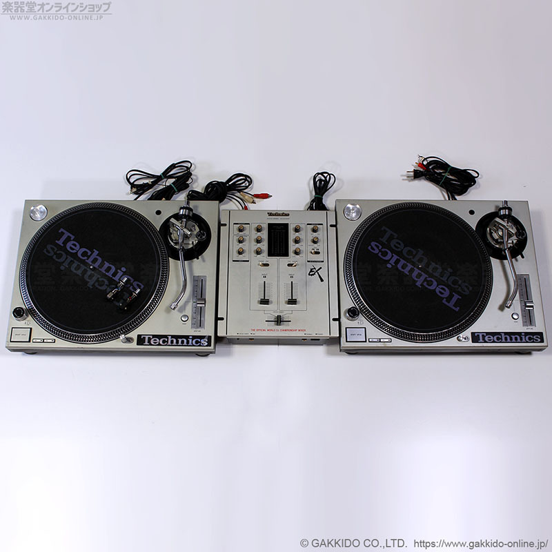 高価値セリー Technics 2台SH-EX1200ミキサーセット SL-1200MK5-K DJ ...