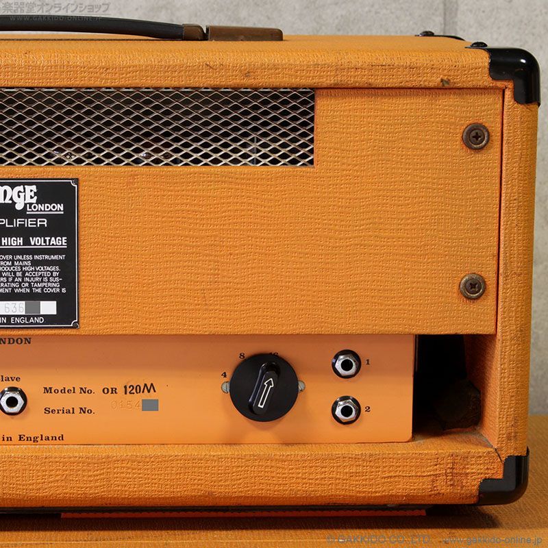 Orange 1978 OR120M OVERDRIVE ギターアンプ ヘッド & 1974 4×12 