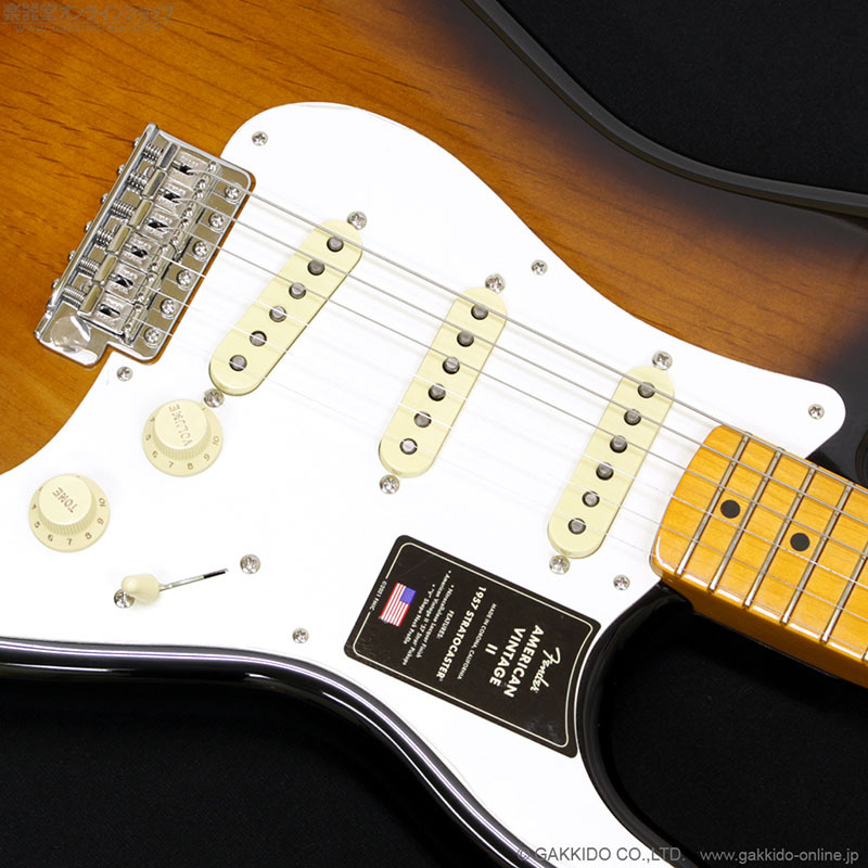 Fender　American Vintage II 1957 Stratocaster MN 2CS [2-Color Sunburst]