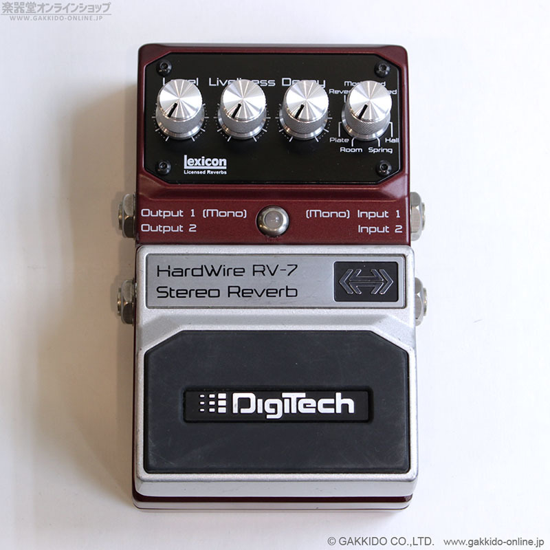 Digitech HardWire RV-7 Stereo Reverb [中古品] - 楽器堂オンライン