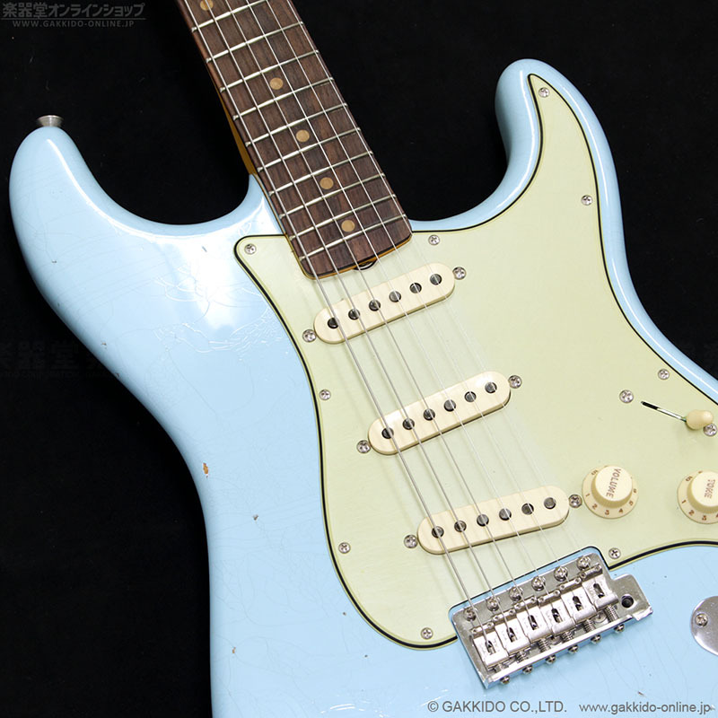 Fender Custom Shop　Late 1962 Stratocaster Relic w/CC Hardware [Faded/Aged  Daphne Blue]