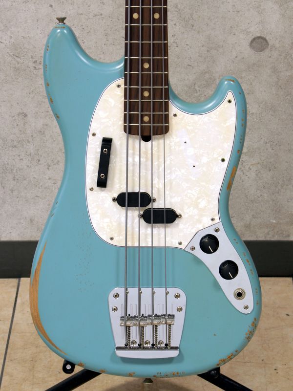 Fender　JMJ Road Worn Mustang Bass RW [Faded Daphne Blue]