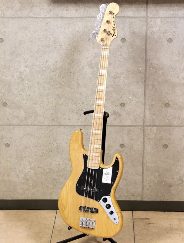 Fender Made in Japan Traditional 70s Jazz Bass [Natural] - 楽器堂 
