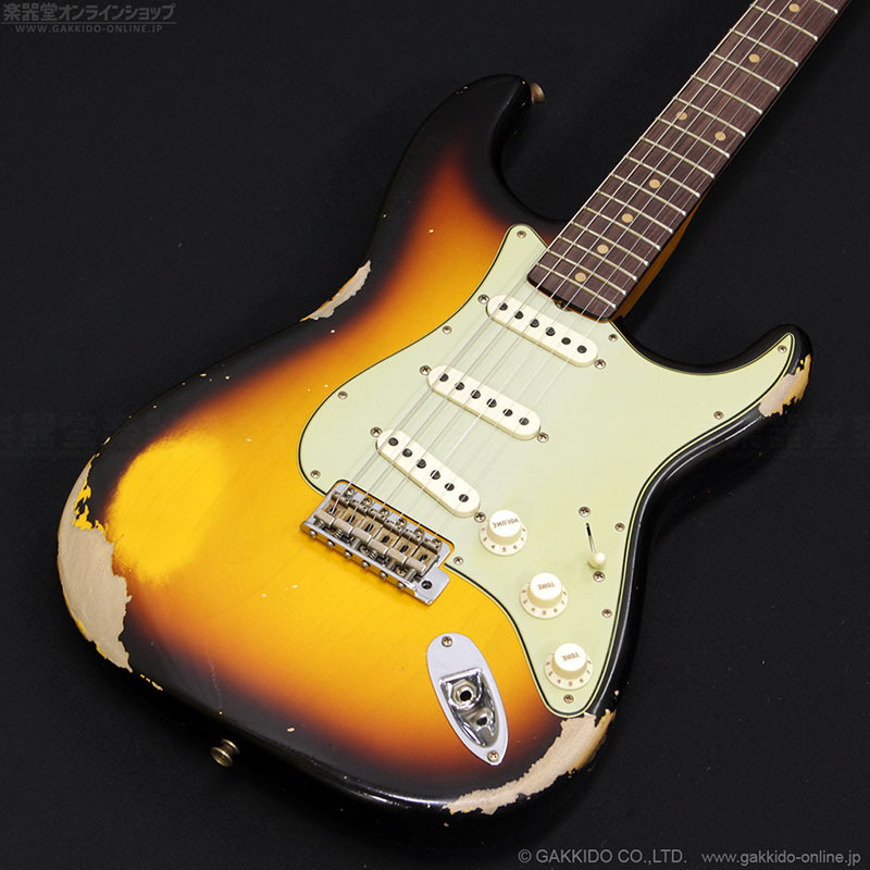 Fender Custom Shop　1961 Stratocaster Heavy Relic [Super Faded/Aged 3-Color  Sunburst] [決算セール特価]