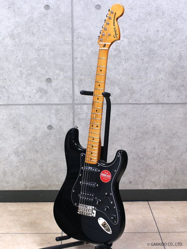 Squier Classic Vibe '70s Stratocaster HSS [Black] - 楽器堂